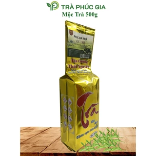 Trà xanh đặc sản Tân Cương Thái Nguyên, Phúc Gia Mộc Trà bịch 500G