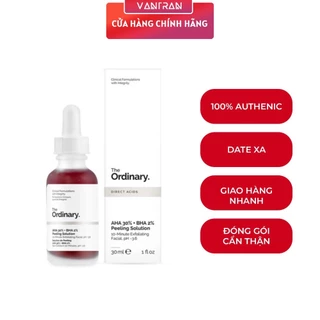 Tinh chất Tẩy da chết hóa học The Ordinary AHA 30% + BHA 2% Peeling Solution 30ml