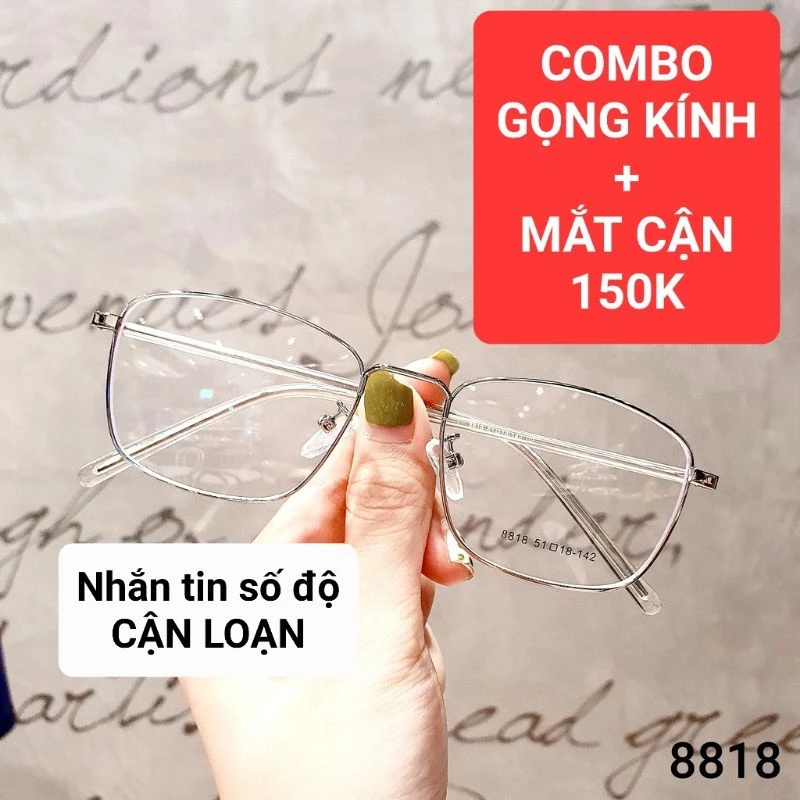 Gọng kính cận càng kim loại 2020