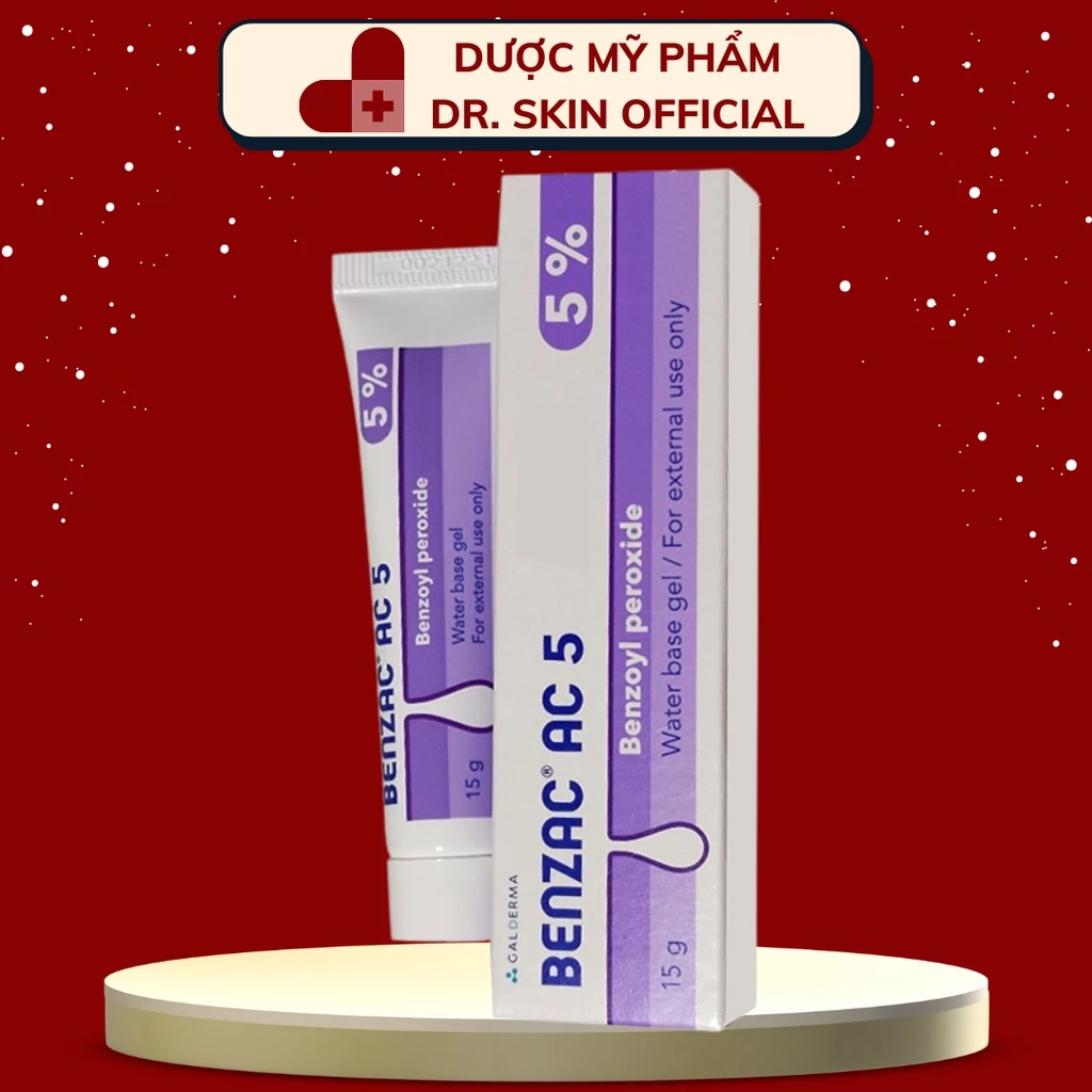 Kem ngừa mụn Benzac AC 5 Benzoyl Peroxide