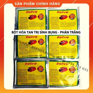 Bột Relive Xử Lý Khi Cá Rồng Bị Sình Bụng Phân Trắng - Hàng Công Ty