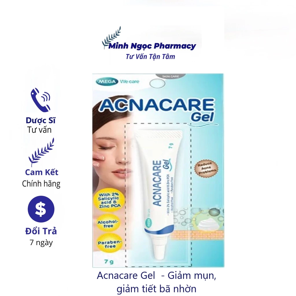 ACNACARE Gel - Giúp Giảm Mụn, Làm Mềm Da, Cải Thiện Bã Nhờn