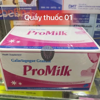 Cốm lợi sữa Promilk tăng cường sữa cho mẹ - Bổ sung dinh dưỡng cho bé – Hộp 20 gói