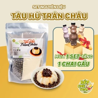 Tàu hũ trân châu đường đen - Set tàu hủ 15 chén - Bếp Chè Thái