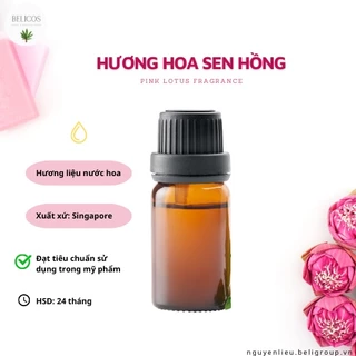 Hương Hoa Sen Hồng (Pink Lotus Fragrance) - Hương liệu mỹ phẩm, nước hoa, sáp thơm