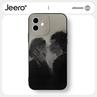 Ốp lưng JEERO mềm dễ thương đẹp ngầu nam Cho iPhone 14 13 12 11 Pro Max SE 2020 X XR XS 8 7 ip 6S 6 Plus kute HFF2345