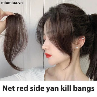 miumiua🔮Tóc Mái Giả LAYER, Kẹp Phồng 1 Bên [Có clip, ảnh thật] phong cách Hàn Quốc giống tóc thật