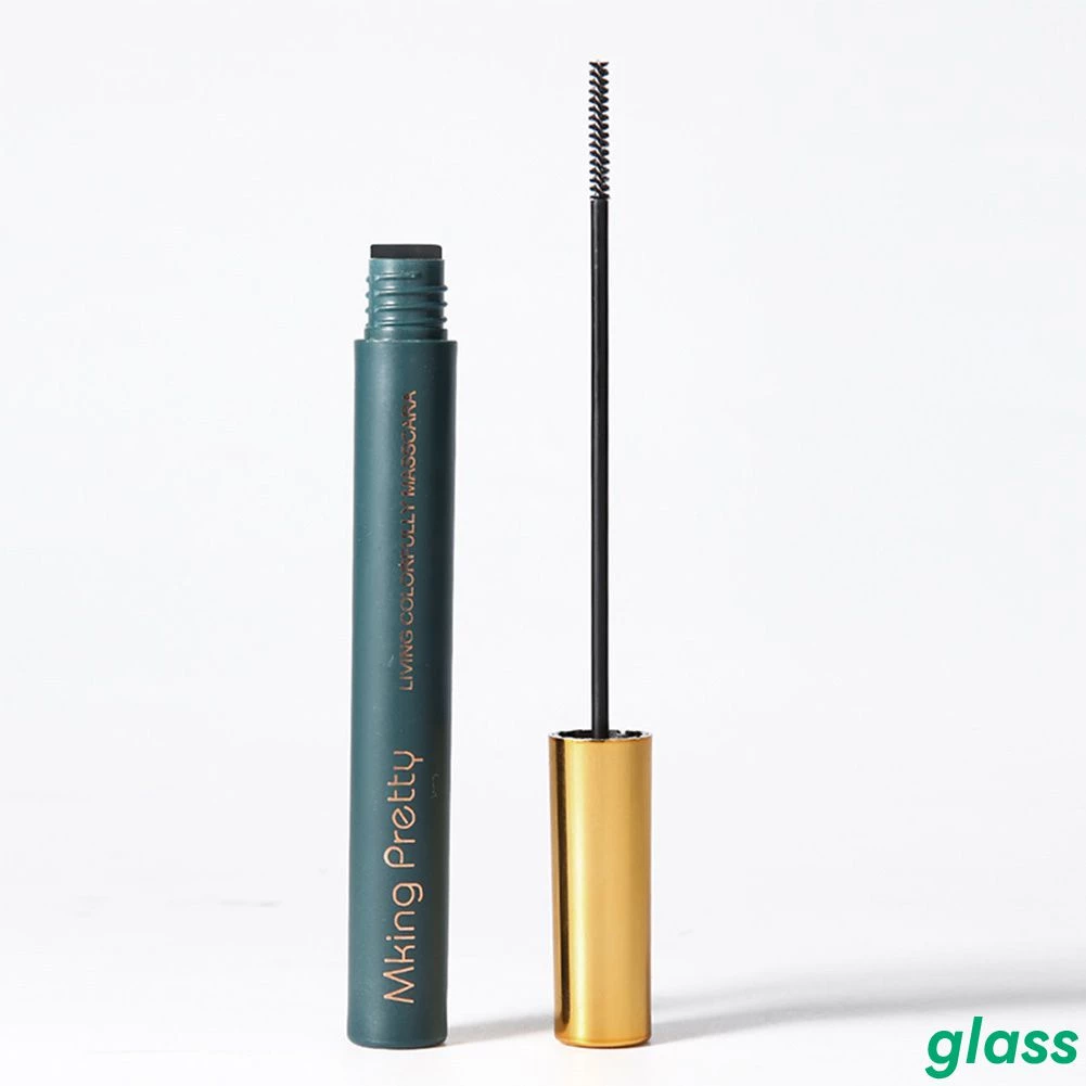 Mascara Đầu Cọ Siêu Mịn Kháng Nước Nhanh Khô Chuốt Mi Cong Vút Và Dài Hơn Màu Đen / Nâu / Xanh Dương