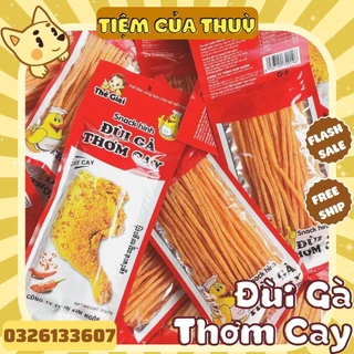 5 Gói Snack Hình Đùi Gà Thơm Cay, Tăm Cay, Que Cay, đồ ăn vặt tuổi thơ