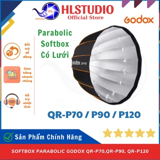 Softbox Parabolic thao tác nhanh Godox QR-P70,QR-P90, QR-P120 HL Studio
