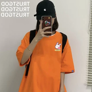 Áo thun 🔥Có size🔥full màu🔥tay lỡ unisex Thỏ