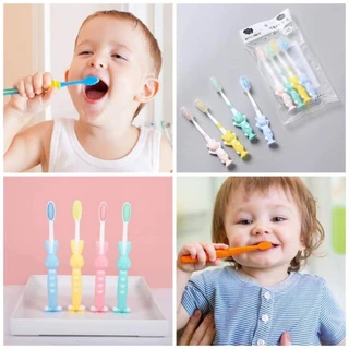 Bán Sỉ 10 Set 4 Bàn Chải Xuất Nhật Cho Bé