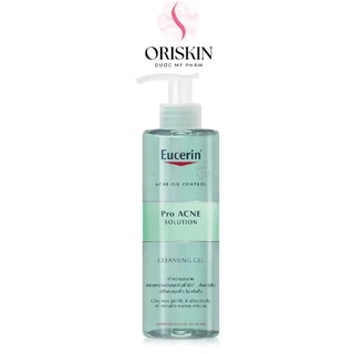 Eucerin - Gel Rửa Mặt Cho Da Nhờn Mụn Eucerin ProACNE Solution Cleansing Gel