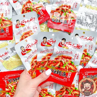 Râu Mực Cay Hồ Nam Bà Dì Gói 12g Đồ Ăn Vặt