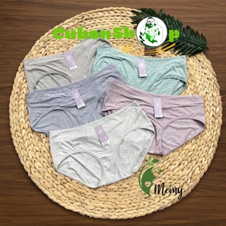 Quần lót bà bầu cạp chéo mùa hè chất cotton đũi kháng khuẩn đồ lót chip bà bầu nội y bầu 7011