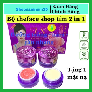 XẢ SỐC -  BỘ MỸ PHẨM THE FACE SHOP TÍM 2IN1