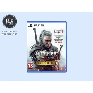 Đĩa chơi game PS5 : The Witcher 3 Wild Hunt Complete Edition