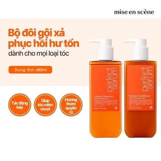 Dầu gội - Xả tóc mise en Chăm sóc và phục hồi tóc hư tổn Mise ence mẫu mới chai 680ml