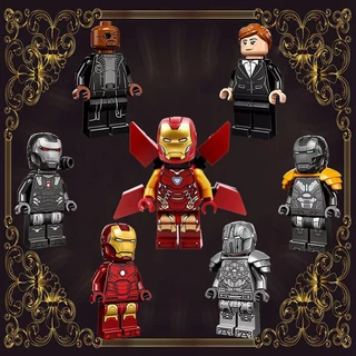 Đồ Chơi Mô Hình Nhân Vật Tony Stark Pepeer Mark 85 Marvel DIY