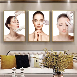 Tranh tiêm filler botox meso chăm sóc da cho spa và thẩm mỹ viện