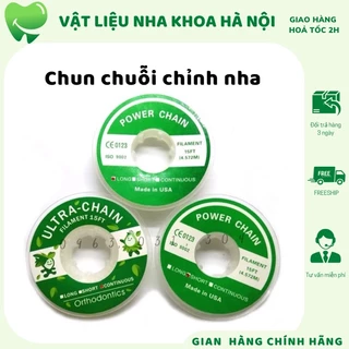 Chun chuỗi chỉnh nha - NHA KHOA HÀ NỘI