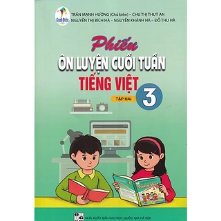 Sách - Phiếu ôn luyện cuối tuần Tiếng Việt 3 tập 2 (Cánh diều)