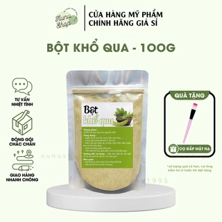 [100g] Bột Khổ Qua Nguyên Chất Giảm Mụn, Kiềm Dầu, Cung Cấp Vitamin A