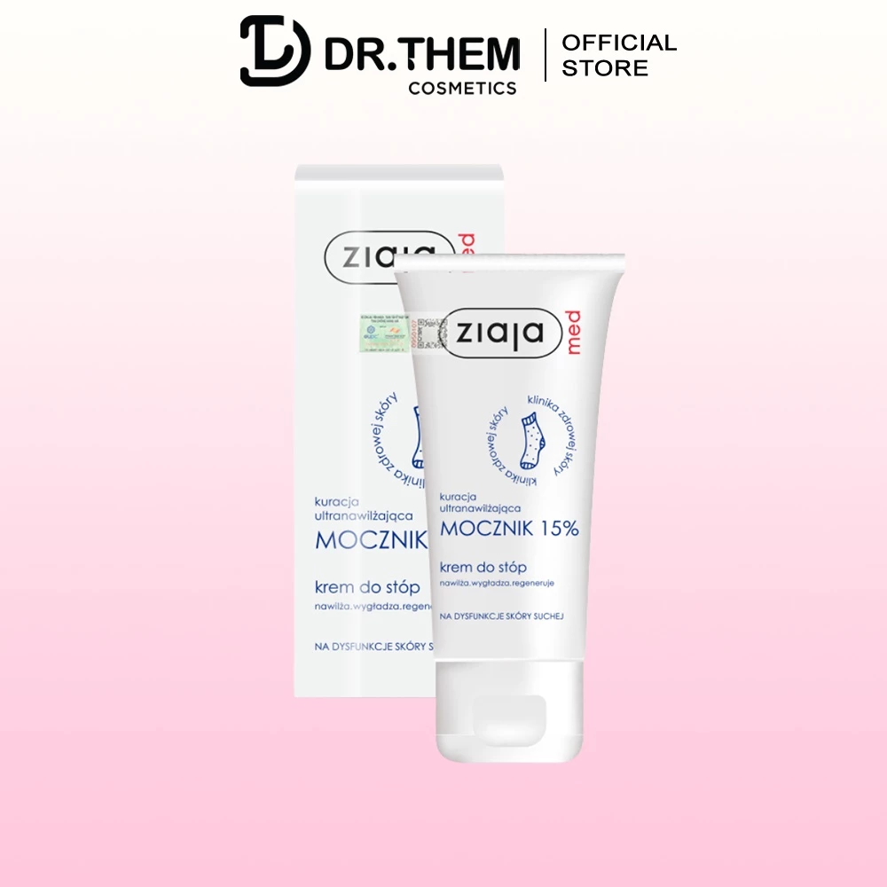 Ziaja Kem Mềm Da 15% Urê - Dưỡng Ẩm Dịu Nhẹ Ziaja Med 15% Urea Cream 100ml- Dr Thêm