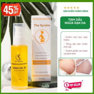 Kem rạn da bà bầu - Dầu rạn da dưỡng ẩm giúp da sáng mịn mờ thâm Sona OIL 50ml