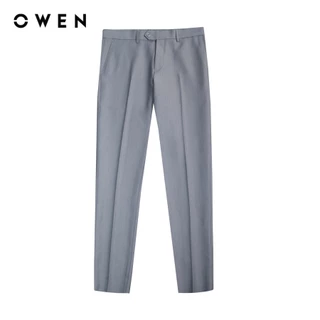 OWEN - Quần tây Slim Fit Ghi Nano - QS231476