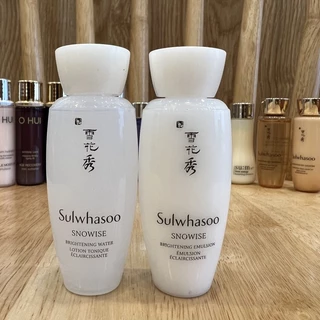 [30ml +30ml] Cặp Sữa Dưỡng Và Nước Hoa Hồng Trắng Da Sulwhasoo Snowise Brightening Làm Trắng Da Mờ Thâm Nám