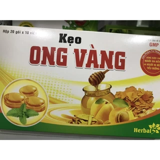 Kẹo Ngậm Ho Ong Vàng. Hộp 20gói x 10viên