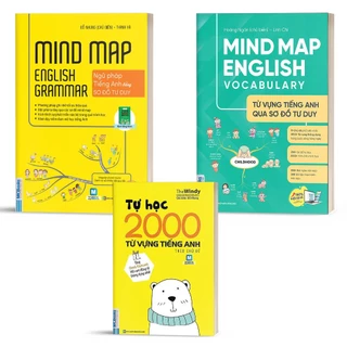 Sách - Combo Mindmap English Và Tự Học 2000 Từ Vựng Tiếng Anh Cơ Bản Kèm App Học Online