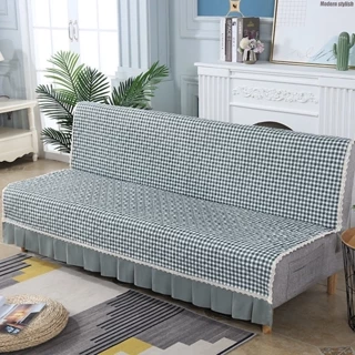 Vỏ Bọc Đệm Ghế Sofa Bốn Mùa Không Trơn Chống Mài Mòn Kẻ Sọc Hiện Đại Tối Giản