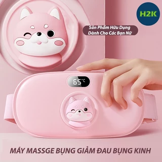 Máy Massage Đai Đeo Làm Ấm Bụng Giảm Đau Bụng Kinh Nguyệt , Máy Trườm Nóng Làm Ấm Tử Cung Cho Phụ Nữ Đến Kì