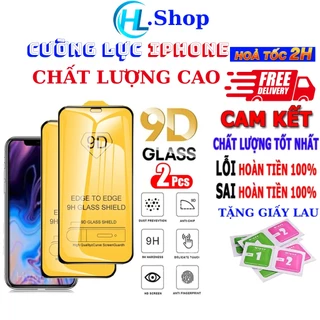 Kính cường lực iphone 6 6s 7 8 6 plus 6s plus 7 Plus 8 Plus X Xr XsMax 11 11 pro 11 pro max - 10D  -HL..SHOP