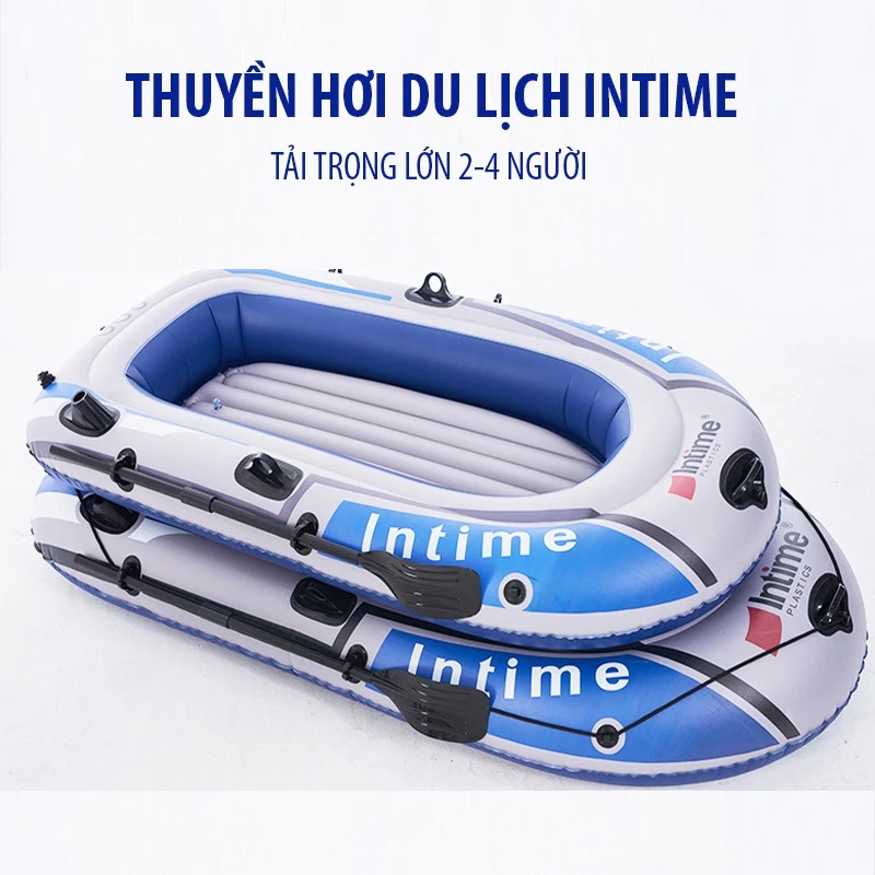 Thuyền Hơi Thuyền Phao Xuồng Bơm Hơi Câu Cá Du Lịch Intime 2-4 Người Cao Cấp