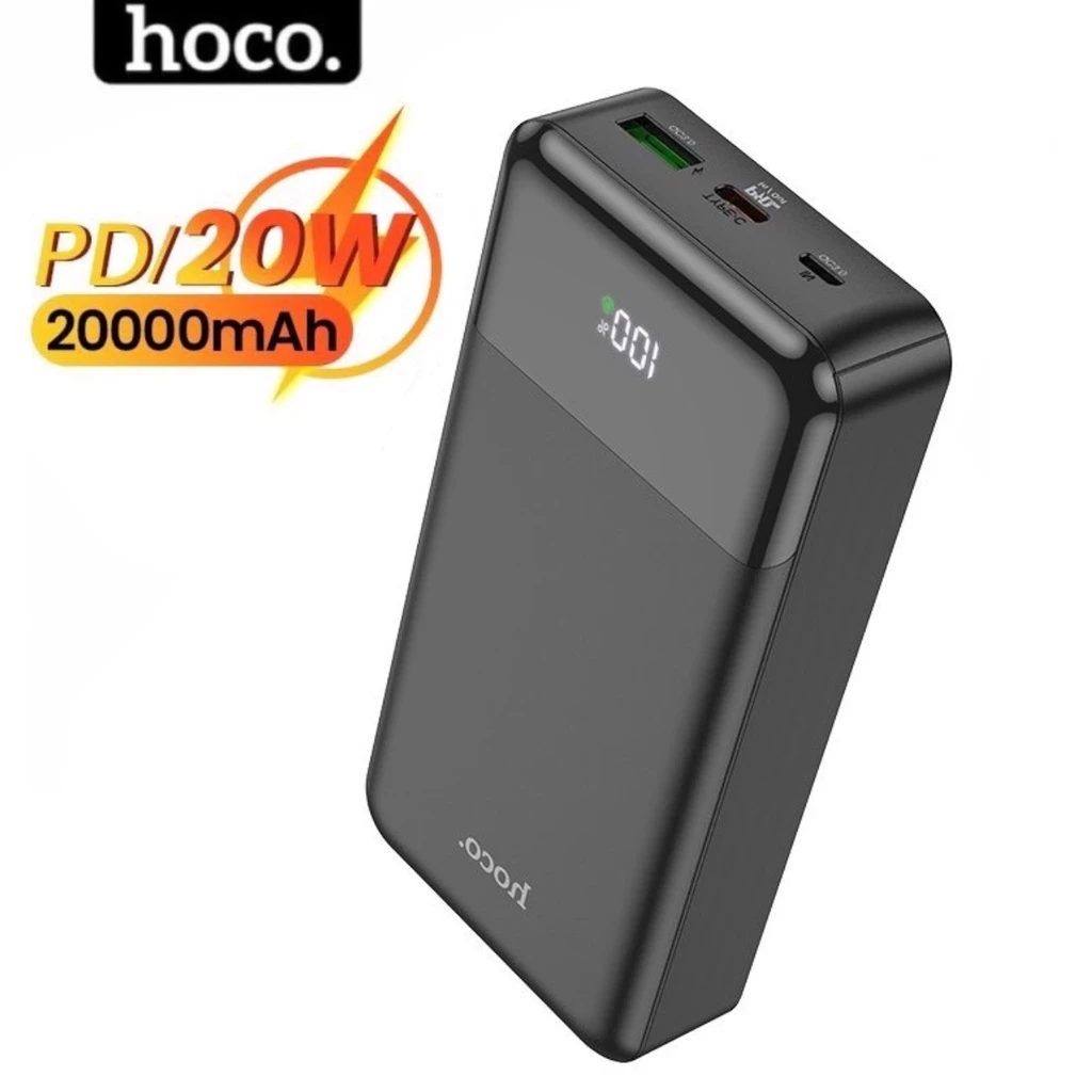 Sạc dự phòng sạc nhanh 20w HOCO Pin dự phòng 20000mAh 10000mAh 30000mah cho các dòng điện thoại