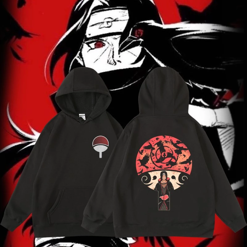 BST ÁO HOODIE HÌNH Naruto UCHIHA ITACHI, SASUKE , KAKASHI ANIME ĐỘC ĐẸP