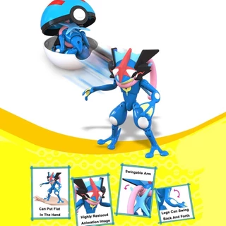 25cm POKEMON Mô Hình Ash-Greninja/Lucario