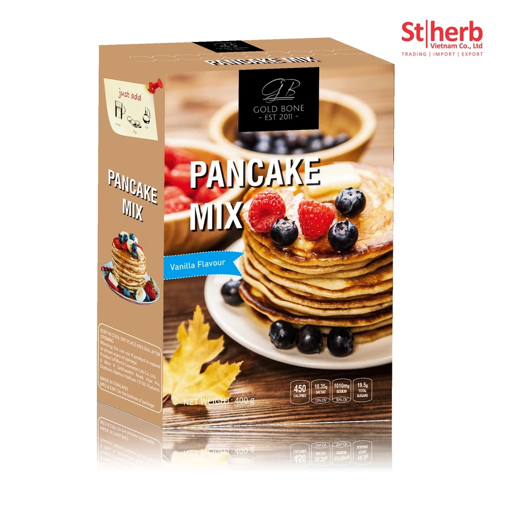 Bột Làm Bánh PANCAKE Trộn Sẵn Gold Bone 400G ( PANCAKE MIX PREMIUM)