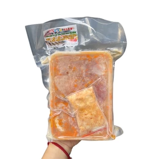 Vú heo ướp loại ngon kèm chao hộp 0,5kg- MeMonMi Food sỉ&lẻ thực phẩm sạch cấp đông