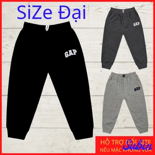 Quần thun dài vải da cá bé trai SIZE ĐẠI_G_A _P Quần dài thể thao ( 31kgđến 50kg)