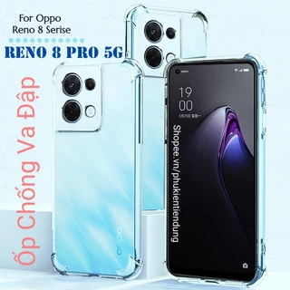 Ốp Lưng Oppo Reno 8 Pro 5G (China) Dẻo Trong Suốt Chống Va Đập Có Gù Bảo Vệ 4 Gốc Silicon Cao Cấp