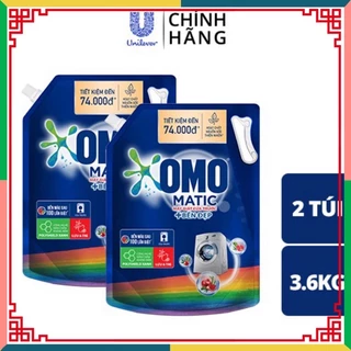 (COMBO 2)Nước giặt ô mô matic chuyên dụng cửa trước 3,6kg/2kg