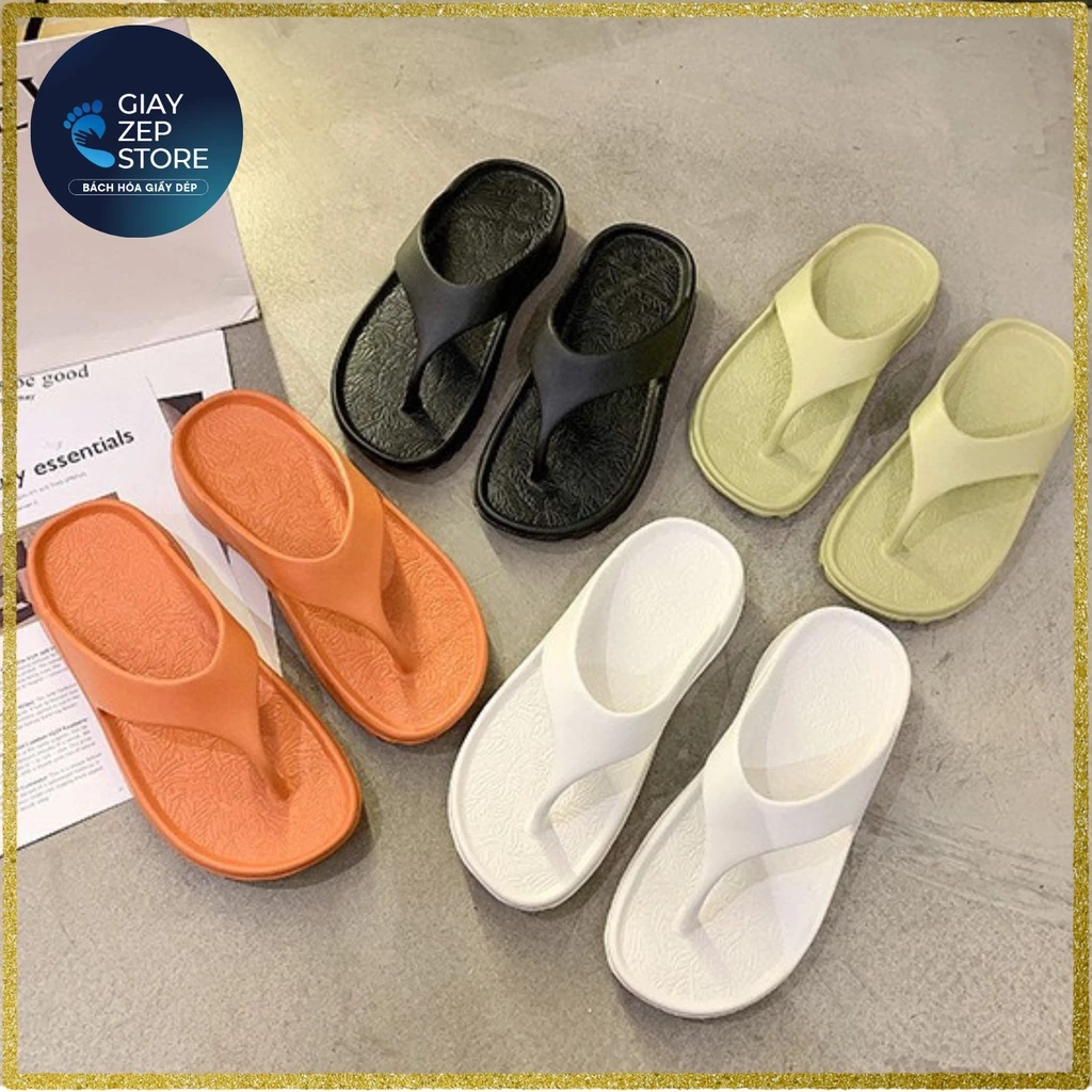Dép Xỏ Ngón Siêu Nhẹ Tăng Chiều Cao 4cm, Tông QIAOYILUO Chiếc Lá Hàn Quốc Size 35-44-TL