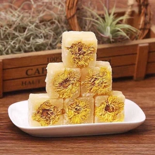 Trà hoa cúc Trần Anh Food - Trà hoa cúc đường phèn mật ong thanh mát gói 500gr
