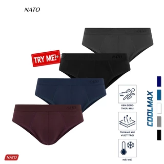 Quần Lót MODAL Nam Vải Cotton 100% Thun Lạnh Đơn Giản Cao Cấp Màu Đen Xám Trơn Mát Boxer Sịp Đùi Tam Giác Xì Lip Sì NATO