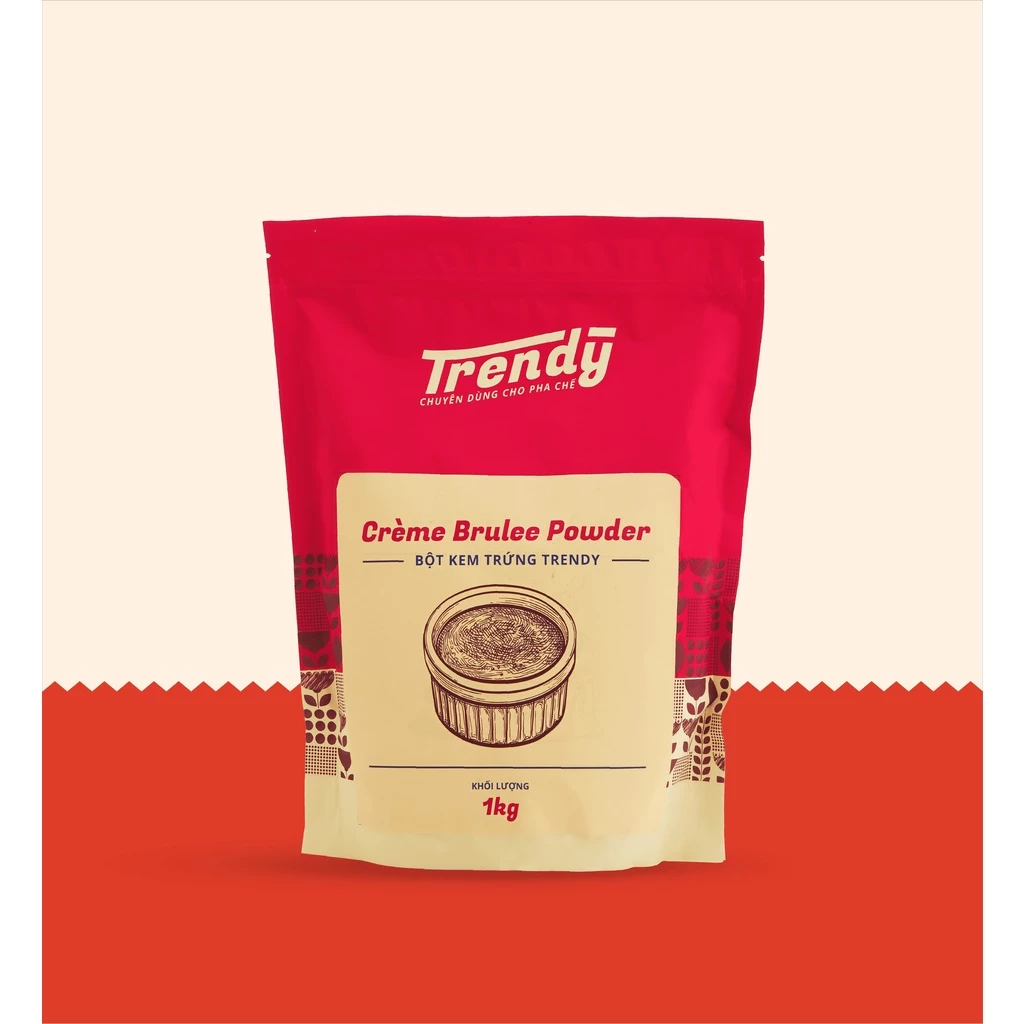 Bột kem trứng Trendy gói 1kg