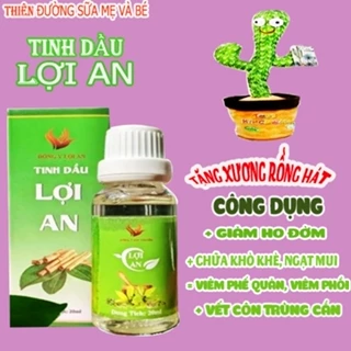 (tặng quà cho bé) Tinh dầu Lợi an bôi Ho, sổ mũi, khò khè cho bé